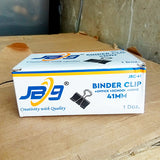 AM2174 Black Clip 12Pcs Binder Clip 41mm