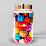 AM5164 Cello Round Fresh Glass Storage Jar, 1000ml (Set of 1)
