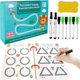 AM5422 Magical Tracing Workbook Set - Reusable Pen and Eraser - Practice Tracing Books for Kids Tracing Workbook Sets (Set of 14 pcs)