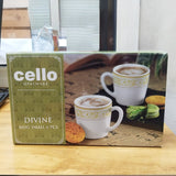 AM5672	Cello Divine Premium Ricca Small Mug - 6pcs
