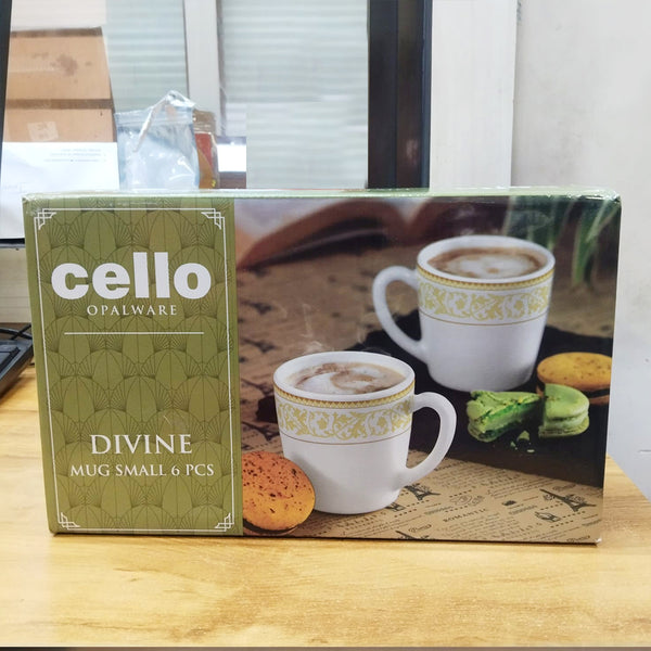 AM5672	Cello Divine Premium Ricca Small Mug - 6pcs