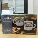 AM5673 Cello Solitaire Premium Multi-Design Mug 10cl - 6pcs set