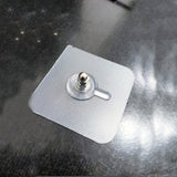 AM5842 Adhesive Screw Hooks for Wall Without Drilling (Pack of 5)