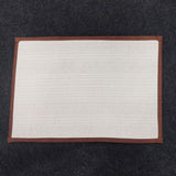 AM5847 Mix Cotton Soft Microfiber Door & Bath Mat (RG 13X19 Inch) Multicolour