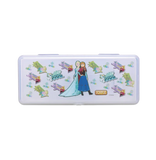 AM3272 Joyful Artist Small Zipper Campass Box Color Availablity As Per Stock Transparent Printed Plastic Campass Box 1 Piece