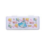 AM3272 Joyful Artist Small Zipper Campass Box Color Availablity As Per Stock Transparent Printed Plastic Campass Box 1 Piece