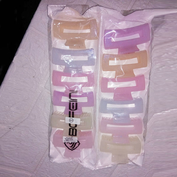 AM1291 Square Claw Clips for Women - 1 Pc