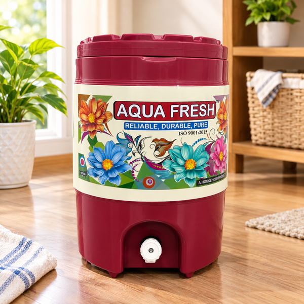 A07995 CS Aqua Fresh 20 Insulated Plastic Water Camper Jug with Tap (20 Liters Capacity)