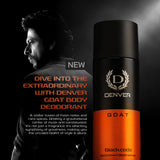 AM2545 Denver Sporting Club Goat Black.Code Deo for Men Long Lasting Deodorant Body Spray 150ml 1 Pcs