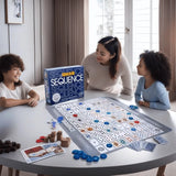 AM2899 Jumbo Sequence Game 55209 Fun And Excitenment With Friends And Family Easy Enough For Children, Challenging For Adults