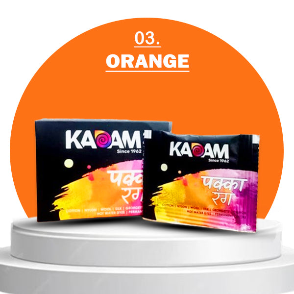 AM3896 KADAM Pakka Rang Orange Colour No.03