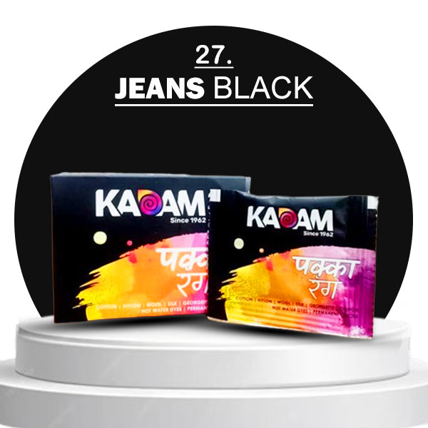 AM3904 KADAM Pakka Rang Jeans Black Colour No.27