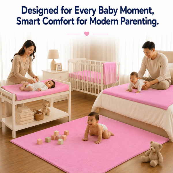 A08134 Waterproof Baby Dry Sheet & Bed Protector - Small [50x70cm]