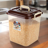 AM5714 JOYO Kitchen King Container 20.5 Ltr (Pack of 1) Large Rectangular Plastic Container Multipurpose Stackable Storage Box with Lid & Handle