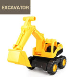 AM2879 Pastics Excavator Toy 0002 Truck Toy for Kids Plastic Friction Powered Excavator