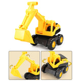 AM2879 Pastics Excavator Toy 0002 Truck Toy for Kids Plastic Friction Powered Excavator