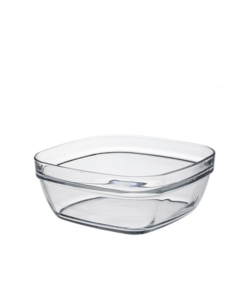 AM3736 Shine Max The Precious series Square 200ml Glass Bowl Set of 1 (SMB216)