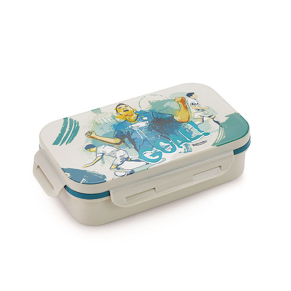 AM3317 Rishabh Crunch Big Deluxe Lunch Box 2 Container & 2 Spoon Insulated Plastic Lunch Box