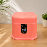 A07034 Square Line Plastic Bath Patla - Big