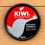 A06623 KIWI Black Wax Leather Polish - 40g