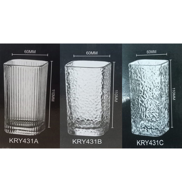 AM5998 Karbon Juice Glass Tumbler 225ml - Set of 6 pc
