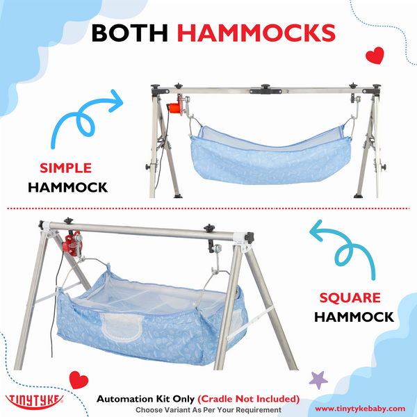 AM6457 TinyTyke- Baby Cradle Automation Kit (A-K) (For Manual Baby Cradle/ Cradle Not Included)