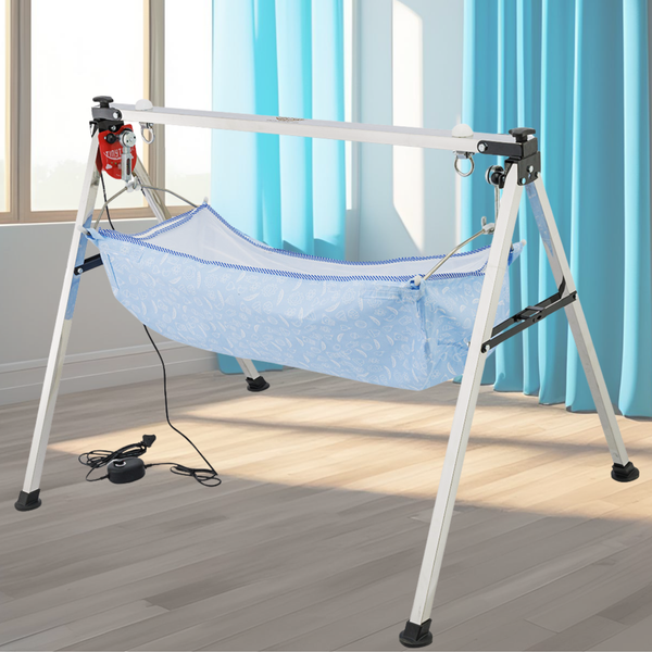 AM6459 TinyTyke- Automatic Baby Cradle Square Pipe - Semi Foldable (A-4S)
