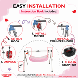 AM6457 TinyTyke- Baby Cradle Automation Kit (A-K) (For Manual Baby Cradle/ Cradle Not Included)
