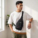 A07103 Waterproof USB Charging Sling Bag – Travel & Crossbody | FERVENT