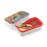 AM3317 Rishabh Crunch Big Deluxe Lunch Box 2 Container & 2 Spoon Insulated Plastic Lunch Box