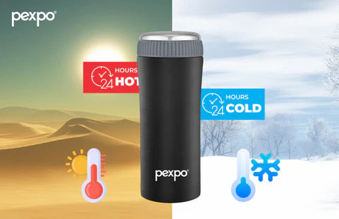 AM2791 Pexpo Crypto Thermo SS Water Bottle Vaccum Insulated 500ml