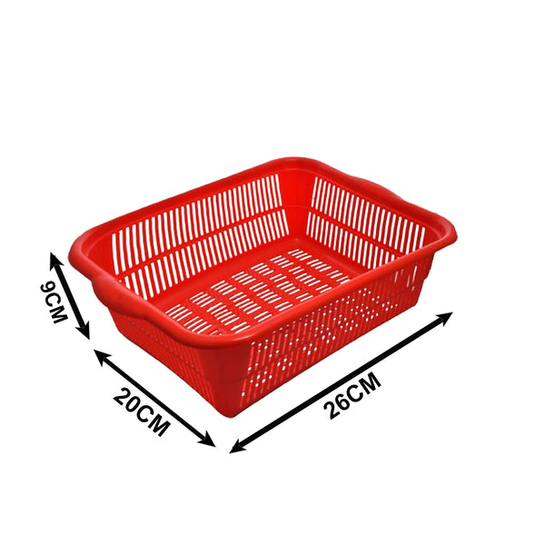 AM0835 Plastic Kitchen Mini Tray 1001 Rack Drainer Vegetables and Fruits Washing Basket