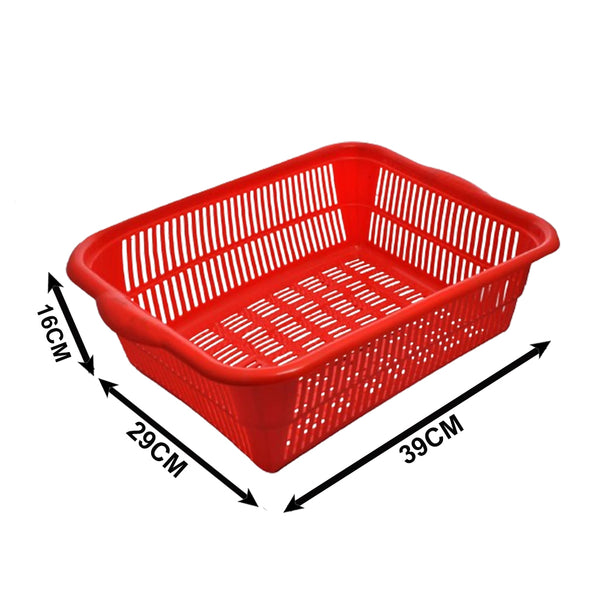 AM0837 Plastic Kitchen Medium Tray 1003 Rack Drainer Vegetables and Fruits Washing Basket