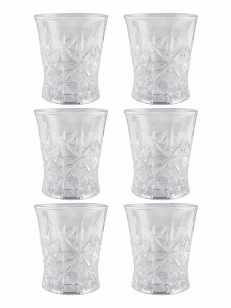 AM2597 CELLO Time Square Tumbler 270ml drinking glass 6pcs