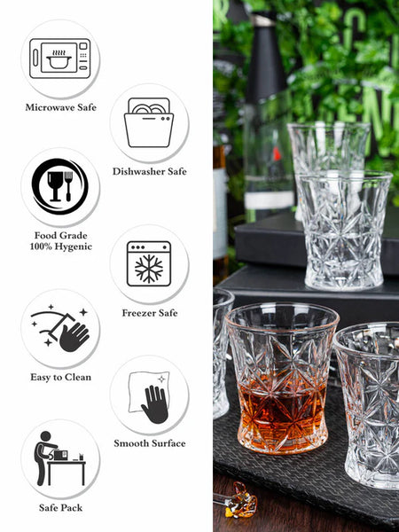 AM2597 CELLO Time Square Tumbler 270ml drinking glass 6pcs