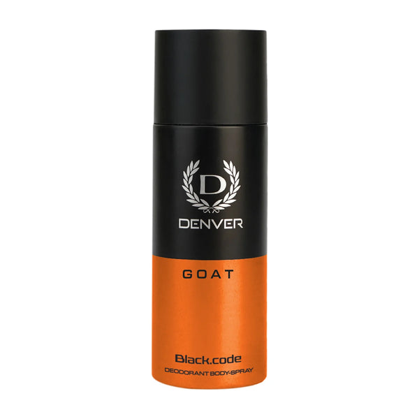 AM2545 Denver Sporting Club Goat Black.Code Deo for Men Long Lasting Deodorant Body Spray 150ml 1 Pcs