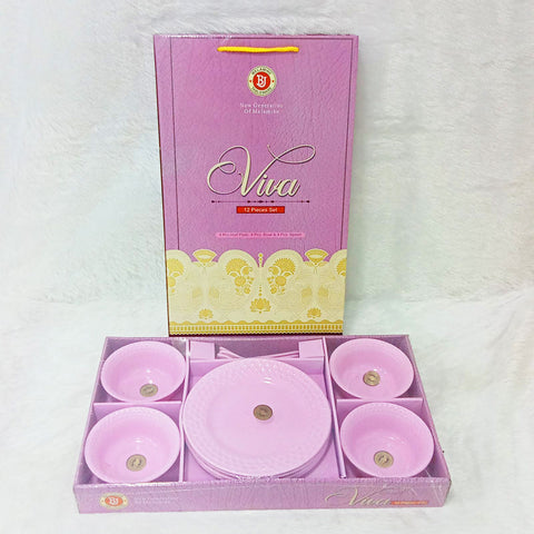 Di0330 Viva 12-piece Melamine Set