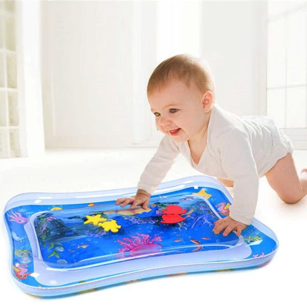 8090B Baby Kids Water Play Mat Toys Baby Slapped Pad Water & Leak Proof Baby Carpet Inflatable, Fun & Play Centre Indoor and Outdoor Water Play Mat