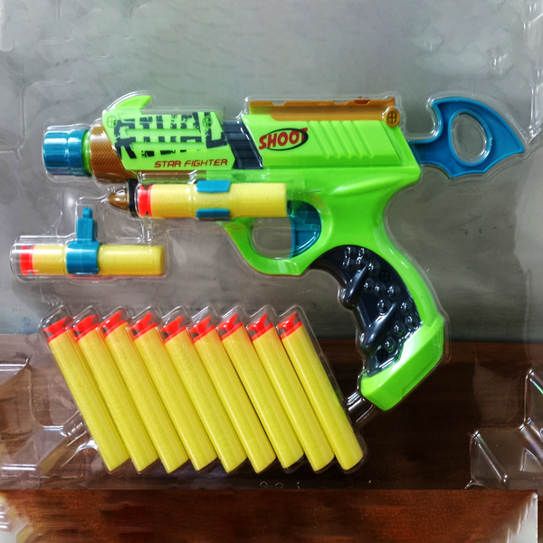 AM0217 Soft Bullet Gun Toy With 11 Bullet Best For Kids Indoor & Outdoor Play