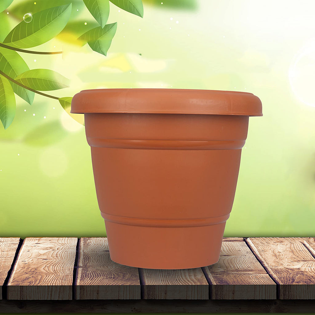 18 inch deep plant pots AM0812 Deep Virgin Plastic Round Planter 18 inch – Amd-Deodap