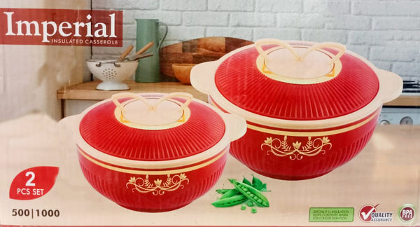 AM0926 Multicolor 2 Pcs Imperial Insulated Casserole Set