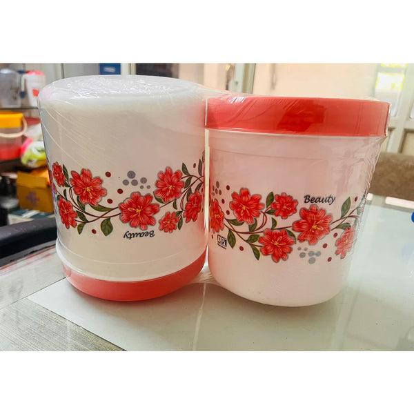 AM0955 Store in 3500 Print Homeware Container 2pc Set