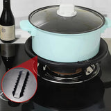 A06893 Gas Stove Energy Saving Windproof Burner Ring Stand - Black