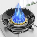 A06893 Gas Stove Energy Saving Windproof Burner Ring Stand - Black