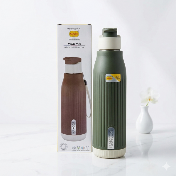 Am7105 Nakoda Vigo Insulated Steel Inner Water Bottle 900ml