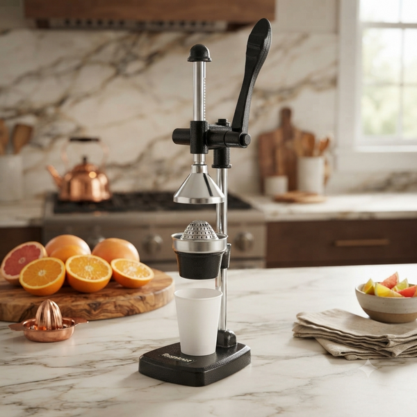 A07996 Response Heavy Duty CS Hand Press Juicer Machine for Fruits & Citrus (Includes Free Glass)