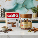 AM7437 Cello Cacia Borosilicate Storage Jar, 750ml