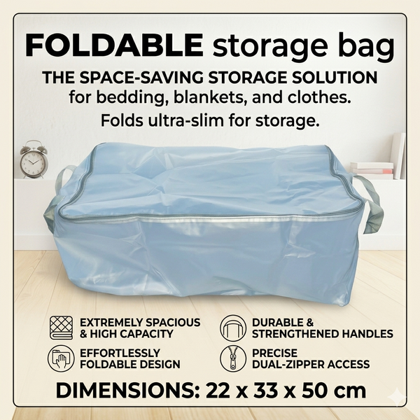 AM7720 LARGE CAPACITY FOLDABLE LAUNDRY BASKET FOR ORGANIZED CLOTHING STORAGE AND EFFICIENT HOME MANAGEMENT