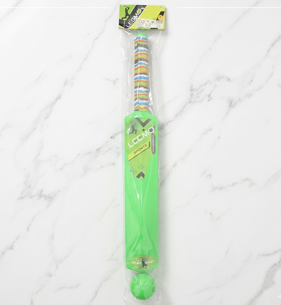 AM7071 LEEMO Championship Plastic Cricket Bat & Ball Set (Size 5)