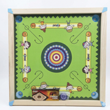 AM7076 Toy Industries 5-in-1 Reversible Wooden Board Game Set - No.2